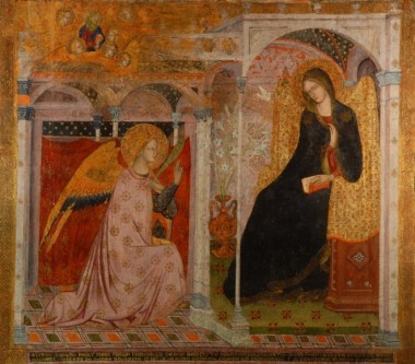 Annunciazione di Prete Ilario sull'altare della Porziuncola (1393)