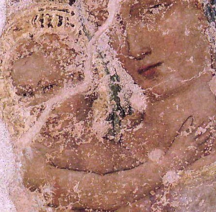 Affresco mutilati - dettaglio