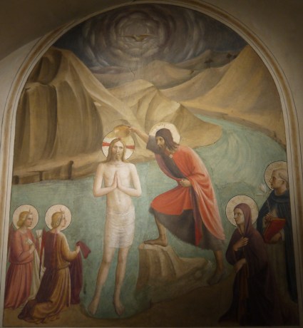 Battesimo di Gesù: cella 24 del Convento di San Marco
