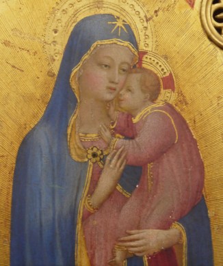 Beato Angelico, Madonna della stella (dettaglio), Firenze, Museo di San Marco