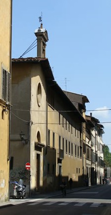Convento di Santa Maria degli Angiolini su via della Colonna