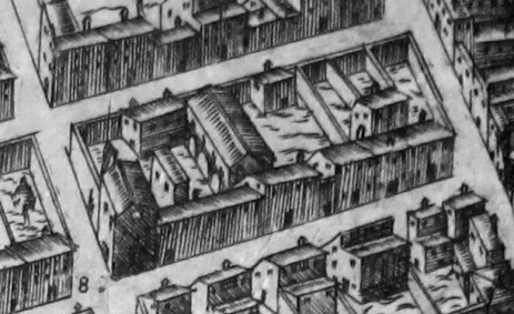 Pianta di Stefano Bonsignori, 1584-1594, Convento di Santa Maria degli Angiolini