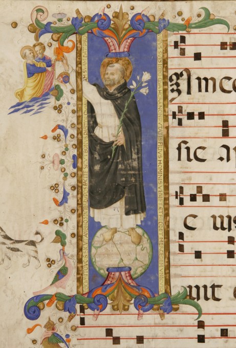 Zanobi Strozzi e Filippo di Matteo Torelli, Missione di San Domenico, Graduale festivo B, Biblioteca del Museo di San Marco