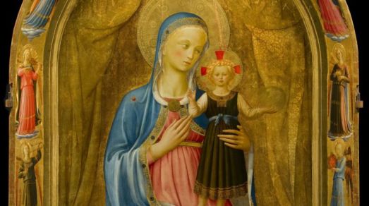 Beato Angelico, Tabernacolo dei Linaioli, Museo di San Marco, Firenze, dettaglio