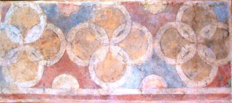 Frammento di decorazione parietale proveniente dal Palazzo Arcivescovile, Foresteria, Museo di San Marco, Firenze