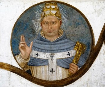 Beato Angelico, Papa Benedetto XI, Sala del Capitolo (Museo di San Marco, Firenze)