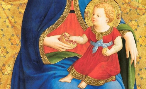 beato-angelico-madonna-alba-museo-del-prado-madrid-dettaglio