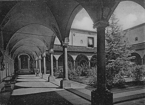 Chiostro Sant'Antonino nell'Ottocento